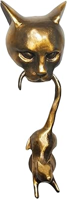 Anatolica door holer chat and mouse, solid brass, 8.3 inches, gate decoration, ancient bronze.. From tech gadgets to groceries, DIAYTAR Nigeria is your all-in-one online store. And the best part? Delivery happens fast — between 5 to 8 days.