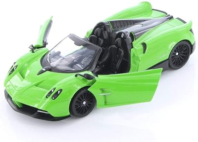 Shockats Pagani Huayra Roadster Car Model Molded under Pressure on a 1/24 scale, green.. Discover endless possibilities with DIAYTAR NIGERIA's extensive product range and affordable shipping.