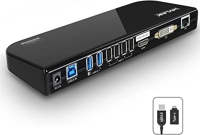 The Double Port Wavelink USB 3.0/USB C Video converter supports the HDMI double video port and the USB HDMI/DVI/VGA 6 ports, Gigabit Ethernet, Audio for Windows and Horizontal Mac, UG39DK1-BL, WL-UG39DK1.. Shop confidently with DIAYTAR NIGERIA's vast product range and budget-friendly nationwide shipping.