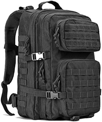The White Shop Large Waterproof Tactical Military Backpack 3 days suitable for hiking, camping, trekking and hunting (black).. Get access to thousands of affordable products only on DIAYTAR Nigeria.