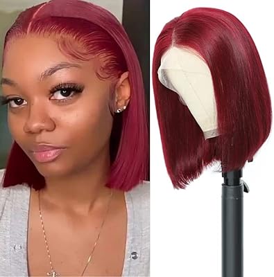 Bob Right Red Wine 13x4 Lace Before Wigs Human Hair.. Discover endless possibilities with DIAYTAR NIGERIA's extensive product range and affordable shipping.