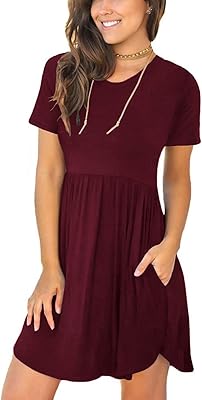 Summer dress for women 2023, relaxed folded t-shirt, short sleeves, loose beach dress, Hawaiian dress, large trapezius dresses with women and ladies pockets.. Shop the smart way with DIAYTAR NIGERIA's extensive selection and budget-friendly nationwide delivery.