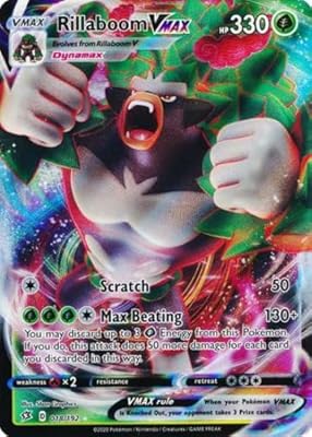 RiLlaboom Vmax 018/192 - Ultra Rare - Pokémon Step and Rebel Shield Clash.. DIAYTAR NIGERIA brings satisfaction with every purchase through affordable prices and prompt shipping.