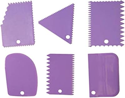 Set of 6 cookie cutters for dough and pastry including a scraper, two cake rollers and a silicone spatula.. DIAYTAR NIGERIA: Making quality products accessible to all Nigerians at affordable prices.