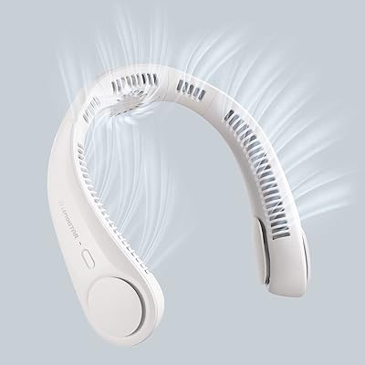 Hand -free portable neck fan without blades fed by a battery.. Discover why DIAYTAR NIGERIA is the smart shopper's choice for affordable products delivered nationwide.