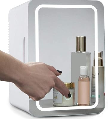 Mini Personal Personal Refrigerator of 8 L with LED lights for skin care and bedroom drinks, desk, car, house, wine, excellent choice for skin care and cosmetics... From daily needs to rare finds, DIAYTAR Nigeria brings it to your door.