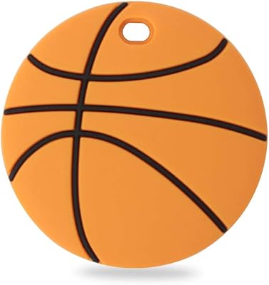 Sexy chewing sports necklace for boys and girls, safe necklace for food, flexible teething jewelry for children with autism, hyperactivity disorders, oral motor skills and teeth bites (basketball).. DIAYTAR NIGERIA: Bringing affordable shopping solutions with a diverse product catalog delivered nationwide.