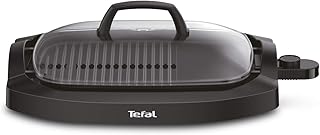 Tefal smoke -free electric grill with lid, plastic/steel, CB6A0827 (black), one -year manufacturer's warranty.. DIAYTAR NIGERIA revolutionizes online retail with our extensive selection and dependable shipping service.
