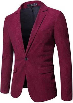 Blazer in velvet united with a button for men, striped velvet, relaxed, fitted cut, sports coat, wedding party, ball, dinner.. DIAYTAR Nigeria: trusted by thousands for fast, reliable delivery.