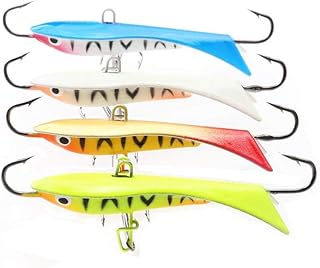 Bassrike Minnow Ice Jigs with triple hook, kits of ice fishing blade templates for bar, trout, gold.. Discover why DIAYTAR NIGERIA is the smart shopper's choice for affordable products delivered nationwide.
