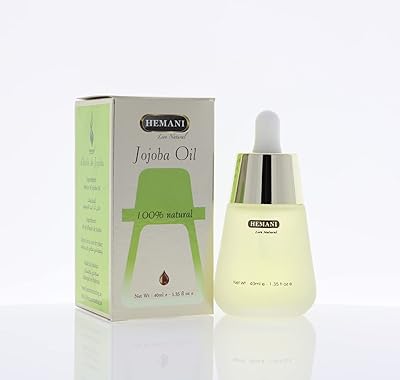 Jojoba Pure Hemani oil - 40 ml for nourished skin helps fight the growth of bacteria and fungi to eliminate skin infections such as acne.. Your complete shopping solution, DIAYTAR NIGERIA offers extensive choice with competitive prices and delivery.