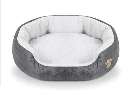 Margoun dog bed, sleeping nest for cats and puppies Size: 40 x 45 cm (gray).. Navigate through thousands of products at pocket-friendly prices with DIAYTAR NIGERIA's easy-to-use platform.