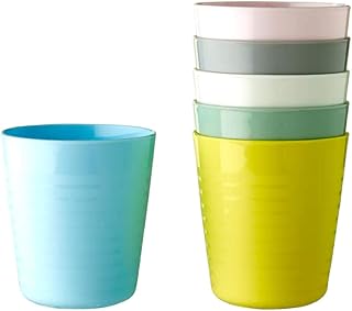 Kalas plastic cup for children from Ikea 004.613.79 Pastel multicolored colors.. DIAYTAR NIGERIA: Making quality products accessible to all Nigerians at affordable prices.