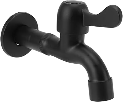 Water tap in black stainless steel matt matt black kitchen sink faucet 304, commercial bathroom water tap (for swimming pool).. DIAYTAR Nigeria: Shopping that fits your budget and your schedule.