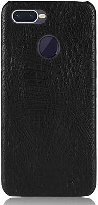 Rear polyurethane leather shell with crocodile pattern for Oppo realme.. DIAYTAR NIGERIA: Where shopping is a pleasure with affordable prices and reliable delivery service.