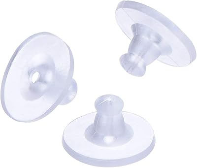 Hypoallergenic silicone rubber earrings kit with flexible replacement pad for manufacturing.. From checkout to your doorstep in less than a week — DIAYTAR Nigeria.