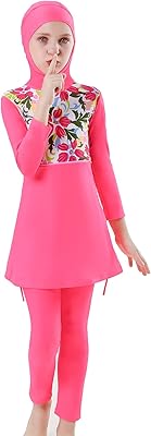 Islamic swimsuit for girls and children with butterfly pattern, fully covered burkini, hijab, pants and swimsuit.. DIAYTAR NIGERIA brings the joy of affordable shopping to your fingertips with delivery in less than 8 days.
