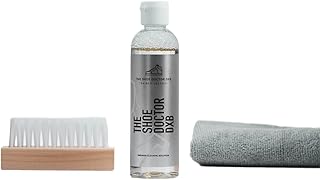 Cleaning kit for sports shoes The Shoe Doctor Dxb with brush, solution and microfiber cloth, multicolored.. Great finds. Great prices. Fast shipping. That’s DIAYTAR Nigeria.