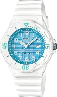 Quartz watch for women, analog display and resin bracelet LRW-200H-2CVDF, white, bracelet.. Thousands of choices. Zero hassle. All thanks to DIAYTAR Nigeria.