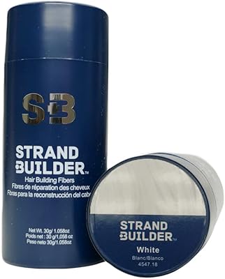 Giant Strandbuilder Natural Fiber Pack 30 g (white) for sparse hair | Keratin fibers for women and men | Hair strengthening and thickness | Hair loss corrector for sparse hair.. Shop smarter with DIAYTAR NIGERIA's vast product range and budget-friendly delivery within the week.