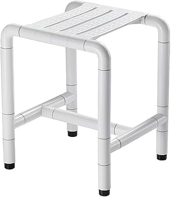Stainless steel and nylon bathroom chairs, non -slip toilet seat, easy access for disabled people, reinforced and sustainable robust bathroom chair for the elderly.. DIAYTAR NIGERIA: Your affordable gateway to thousands of products delivered within a week.