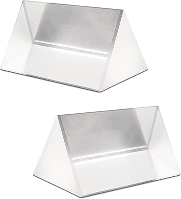 Equilateral triangle of optical scientific prism the white shop, package of 2 1.97 ", creator of crystal rainbow for photography, scientific experiences, teaching physics and spectrum.. DIAYTAR NIGERIA connects Nigerians with quality products at affordable prices, delivered in 5-8 days nationwide.