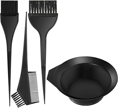 Happy dyeing kit for 4 -room ECV hair salon, comb, brush, colored mixer, black.. Your trusted marketplace, DIAYTAR NIGERIA offers comprehensive selection with budget-friendly delivery.