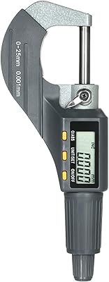 Teddrop high -precision digital micrometer (0-25 mm - 0.001 mm).. Shop with confidence at DIAYTAR NIGERIA, enjoying competitive prices and delivery within 8 days.