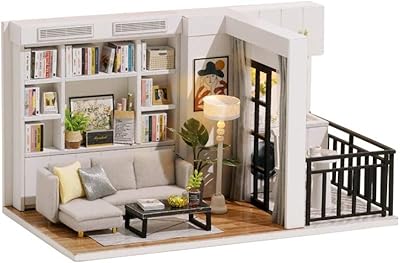 Set of miniature doll house fliver DIY, creative room with furniture for romantic artistic gift (biological life).. Your one-click solution to affordable shopping, DIAYTAR NIGERIA delivers quality products nationwide.