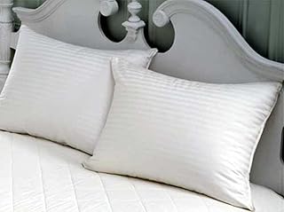 Set of cushion cushion in satin with white stripes Kingtex, 2 pieces, size 50 x 75 cm, PLC11181.1.. Shop across categories at DIAYTAR NIGERIA with the confidence of affordable prices and delivery within 8 days.