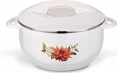 Hot asian stainless steel isothermal saucepan to warm food, keep warm for hours - Nova (1600 ml, white).. Enjoy the simplicity of shopping with DIAYTAR NIGERIA, offering vast choices delivered in just 5-8 days.