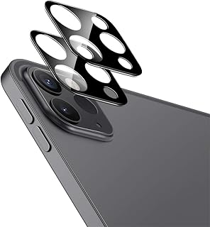 ESR camera lens protector for iPad pro 12.9/11 (2022/2021/2020/2018), Glass protection of hardness 9h, scratch resistant, HD clarity, full coverage of the 3D camera lens - black.. DIAYTAR NIGERIA: Bringing quality products to every Nigerian home at prices everyone can afford.