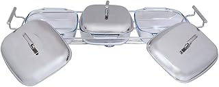 Stainless steel stainless steel heater Ke 70, 3 pans with handle - 10 rooms, silver.. Transform how you shop with DIAYTAR NIGERIA's vast selection and budget-friendly delivery options.