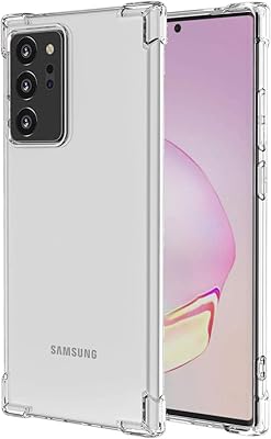 A transparent rear protective shell with flexible silicone air cushion, shock and scratches resistant, with absorbing corners for the Samsung Galaxy Note 20 Emodel®.. DIAYTAR NIGERIA brings the market to your fingertips with affordable prices and swift delivery services.