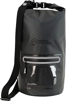 Mission Darkness Dry Shield Faraday Tote 15L // Waterproof bag for the safety and transport of electronic devices // signal blocking, anti-piste, EMP shield, data confidentiality for phones, tablets, laptops.. DIAYTAR NIGERIA stands as your affordable shopping ally with nationwide delivery in just 5-8 days.