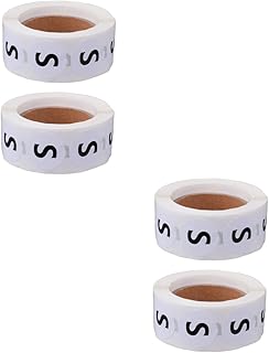 4 rollers of adhesive stickers for baby clothes, blank labels for children's clothing, stickers for size clothing for clothing.. DIAYTAR NIGERIA: Where affordability and variety meet with convenient delivery within 8 days.