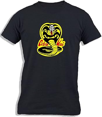 Cotton t-shirt for children with KAPRONTM COBRA KAI Printed logo | The Karate Kid | TV series.. Discover the perfect balance of selection and value with DIAYTAR NIGERIA's nationwide e-commerce platform.