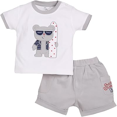 T-shirt and short Baby Go 100% pure cotton t-shirt for little boy.. Experience the ease of modern shopping with DIAYTAR NIGERIA's comprehensive platform and quick delivery.