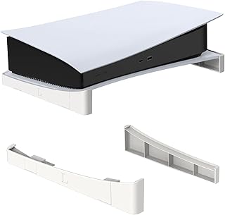 Horizontal support PS5, Castwave office support compatible with PS5 disc, PS5 controller support, simple design, white.. DIAYTAR NIGERIA brings a world of products to your fingertips with affordable prices and quick delivery.