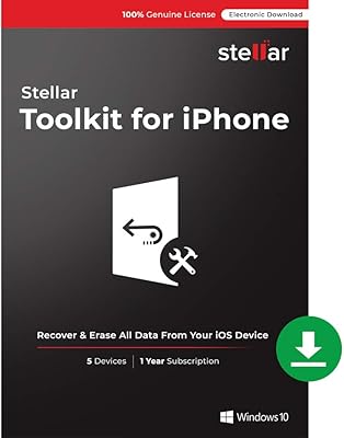 Stellar Toolkit for iPhone V6.0 software | Windows | Toolbox | 1 piece | E-mail delivery.. DIAYTAR NIGERIA combines affordability with convenience, delivering your purchases within 5-8 days.