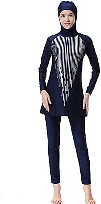 Shariah swimsuit - for women - medium blue.. DIAYTAR NIGERIA delivers happiness in 5-8 days with our affordable and diverse product range.