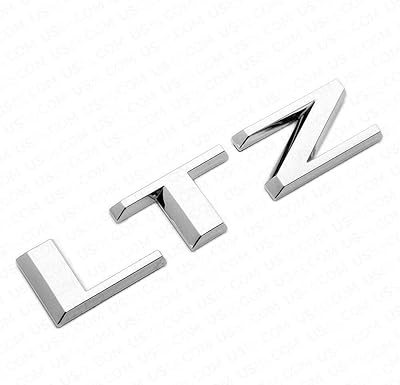 Emall overdown tailgate emblem in one piece, LTZ emblem, replacement badges for Chevrolet 2019-2021 Silverado 1500 Z71 4X4 (Chrome).. DIAYTAR NIGERIA connects desires with reality through affordable prices and reliable delivery service.