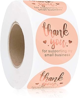 15 inch thanks to thank you 600 pink parts with pink gold prints stickers for packaging.. Embrace a new era of online shopping with DIAYTAR NIGERIA's extensive range and budget-friendly prices.