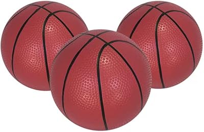 Mini 5-inch basketball balloons for mini-basketball or basketball games above the door | PVC, basketball mini-ball to play indoors or outdoors (mini-basketball, package of 3).. DIAYTAR NIGERIA: Where quality meets affordability, with thousands of products delivered in less than 8 days.