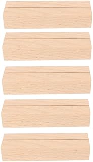 Toyandona 5 Pieces Wooden Pannage Porte, Wooden Table Numbers, Photo for retail store, coffee, bar, house, wedding dinner.. Discover the perfect shopping experience with DIAYTAR NIGERIA's vast selection and prompt delivery service.