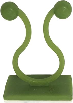 100pccs clipping plant support clips, self-adhesive plant clips, green vine wall clip, wall holder, plant support hook clip, tie fixing clip, small trombones of plant wall decoration (green, one size).. Join millions of satisfied shoppers using DIAYTAR Nigeria every day.