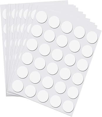 300 Source stickers transparents double -faced with adhesive points circular acrylic labels.. Everyday deals, every category — only on DIAYTAR Nigeria.