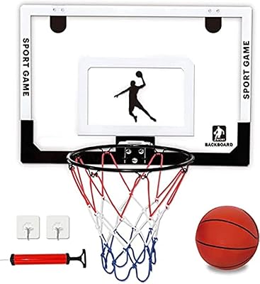 Mini interior basketball basket 45.5 cm x 30.5 cm x 20 cm suitable for adults and children.. DIAYTAR NIGERIA: Creating access to affordable products for every Nigerian with our swift delivery service.