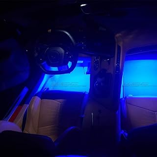 Complete LED interior lighting kit for Corvette C8 - front and rear LED chest lights (blue).. DIAYTAR NIGERIA: Where thousands of products meet affordable prices and reliable 5-8 day delivery.