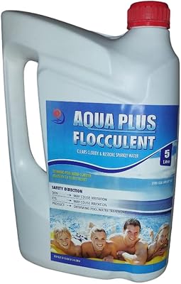 Aqua more liquid for pool, spa, jacuzzi and fountain. Flocker anti-algae chemical treatment of water 5L... DIAYTAR NIGERIA: Your one-stop e-commerce destination with affordable prices and nationwide delivery in 5-8 days.